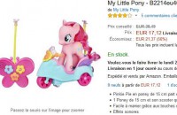 Jouet pas cher : scooter radiocommandée little pony à 17 euros