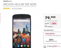 Bon prix smartphone 5 pouces artchos helium à moins de 80 euros (le 24/02)