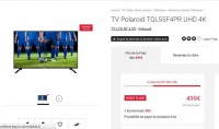 Tv 44K 55 pouces qui revient à 470 euros (adherent fnac)