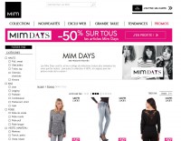Mode Femmes: 50 pourcent de réduction chez Mim