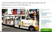 Tourisme Paris: billets à prix réduits pour le petit train de montmartre