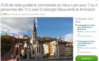 Bon plan Lyon : visite de 2h30 du vieux Lyon à moitié prix : 15 euros