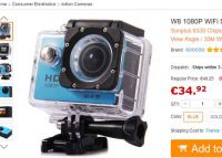 Caméra action wifi pas chere à moins de 35 euros