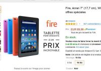 Tablette Fire amazon 16go à 69 euros