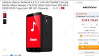 Smartphone ulefone Vienna octacoeur, 3go de ram , 32go rom à 126€