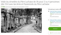TOURISME PARIS : 10€ pour 2 la visite du cimetière du père Lachaise