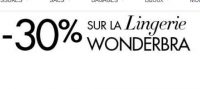 30% de réduction sur la lingerie WONDERBRA
