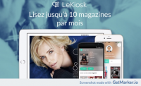 LeKiosk : 10 magazines par mois pendant 12mois à 48€ au lieu de 119,88€ !
