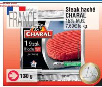 Gratuit : un steak haché Charal en magasin Cora jusqu’au 11/06