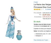 8.5€ la poupée reine des neiges