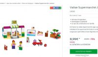 JOuet Lego : valise supermarché à 8.99€ ( contre le double ailleurs)