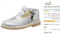 Chaussures en cuir Aster pour petites filles entre 18 et 20€