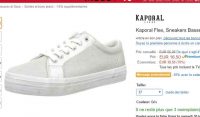 Pas chères : 15€ les sneakers kaporal pour femmes