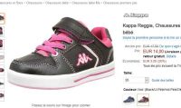 14€ les baskets kappa pour petites filles