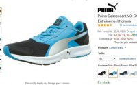 Chaussures running hommes Puma Descendant autour de 25€