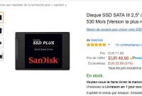Disque ssd sans disk 240go pas cher à 48€