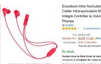 Ecouteurs stereo bluetooth sport syllable en vente flash à 11€