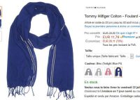 Cheche foulard hilfiger colton pour hommes à 11.79€