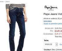 Super affaire : Jeans pepe jeans femmes à 25€ port inclus