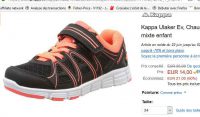 Chaussures kappa enfants multisport à 14€ (du 28 au 34)