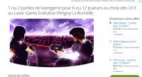 La Rochelle : parties de laser games à moitié prix