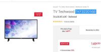 Tv 32 pouces pas chère à 150€