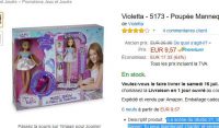 Jouet : poupée mannequin violetta v music show à moins de 10€