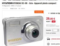 Appareil photos compact zoom optique x5 à moins de 30€