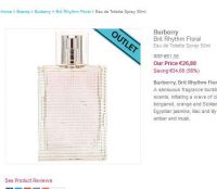 Parfum femmes pas cher : Burberry brit rithm floral 50ml à moins de 27€