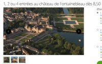 Chateau de Fontainebleau : billets moins chers