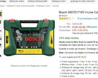 Coffret accessoires percage bosch en vente flash à moins de 30€