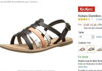 Sandales kickers cuir à 15€