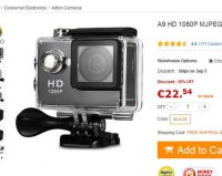 Caméra sportive pas chère à 18€