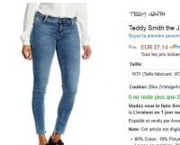 Jeans teddy smith femmes 27€ ( en w29 w31 w32)