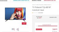 Vraiment pas chere : une tv 48 pouces à moins de 200€