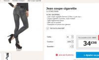 Jeans Gstar pour femmes à 35€ ( en 42 et 42-44)