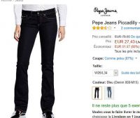 Jeans femmes Pepe Jeans à moins de 28€