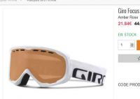 Masque de ski Giro Focus à 21.84€ (le double ailleurs)