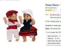Jouet : poupée basque Paola Reina à 8€