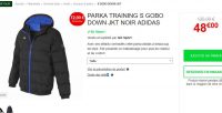 Doudoune Adidas hommes à 48€
