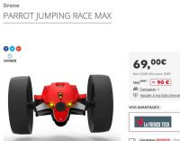 Drone Parrot Jumping Race MAX à 69€ ( 150€ sur d’autres sites)