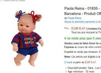 Poupée Paola Reina Fc Barcelona à 6.4€