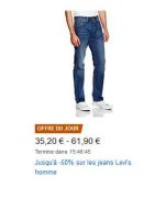 Black friday : jusqu’à 50% de réduction sur des jeans levis sur amazon (à partir de 35€)