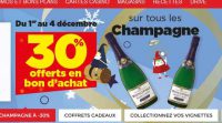 Geant Casino : 30% sur tous les champagnes jusqu’au 4 decembre