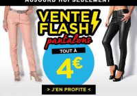 Excedence : vente flash pantalons, jeans à 4€