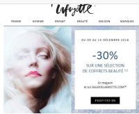 Galeries Lafayette : 30% de réduction sur des coffrets parfums , beautés