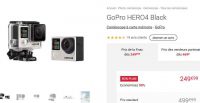 Caméra sportive go pro hero 4 black à 249€