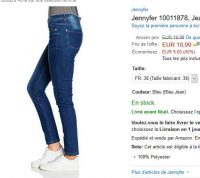 Jeans femmes Jennyfer à 10€