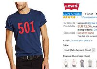 Tee shirt Levi’s Graphic hommes à 12.5€