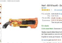 Offre jouet : pistolet nerf vagabond à 12.99€ (entre 19 et 30 ailleurs)